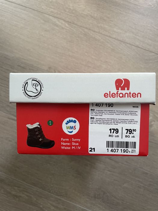 Детски ботуши Elefanten, размер 21