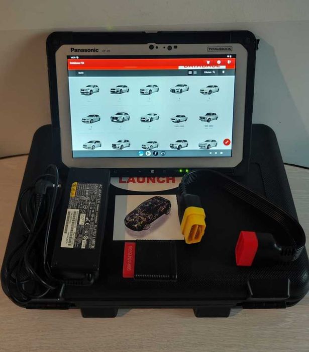 Tester Auto Launch X431 + Tableta Militara Antisoc Panasonic i5 8/256Gb SSD 4G 10.1 inch, Full soft auto instalat Turisme Si Autoutilitare, update zi