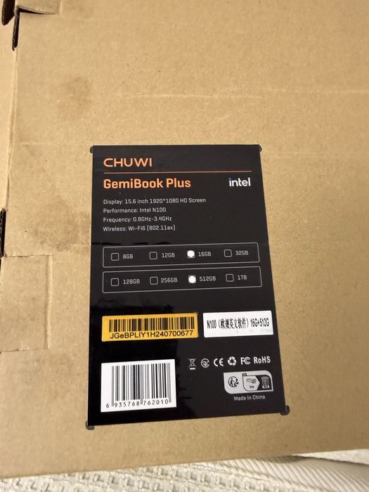 Chuwi ноутбук на запчасть