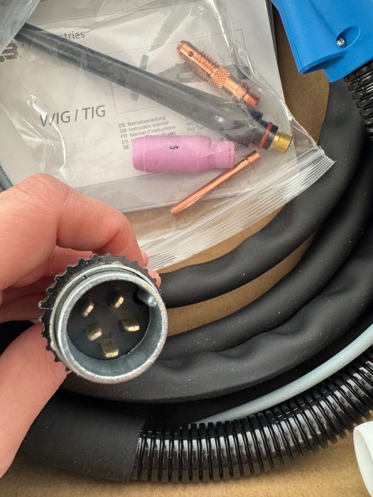 Furtun flexibil TBI SR17 4m, bipolar, T25, TIG cot flexibil