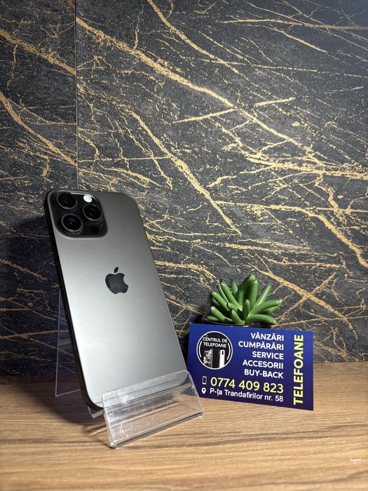 Iphone 16 Pro Max/256 GB/Garantie 2 Ani Centrul de Telefoane/Rate