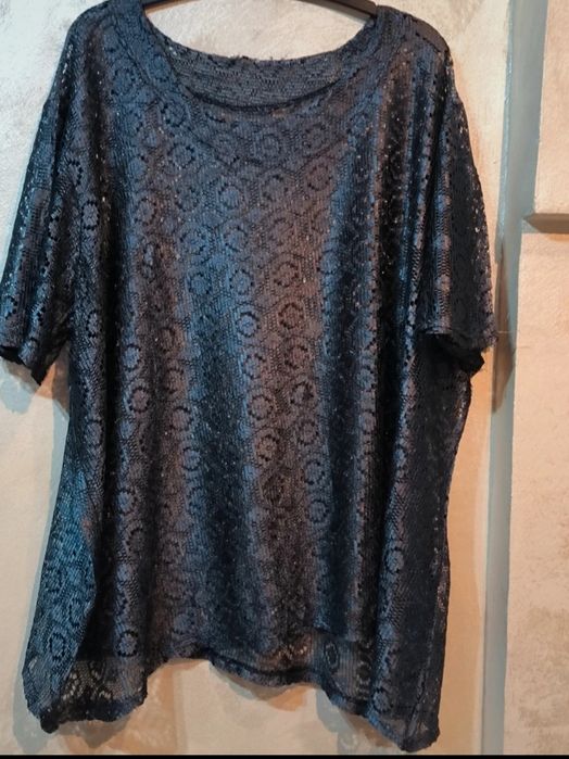 Bluza dama dantela size L (gri)