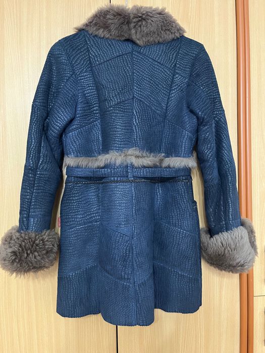 Cojoc piele si blana naturala - 280 lei (stare impecabila)