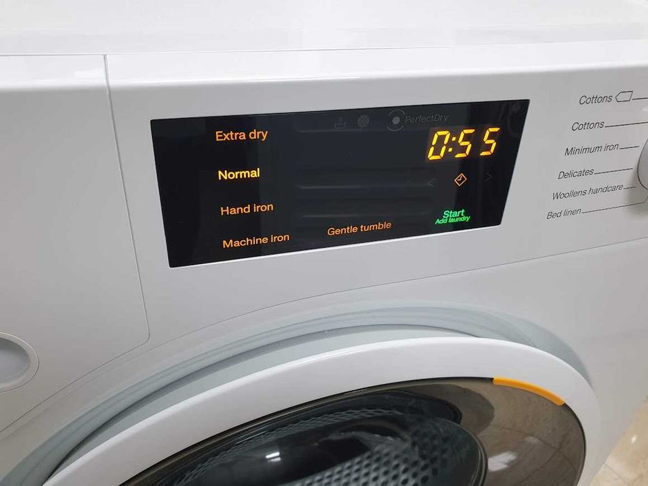 UK - Wi-Fi - Miele T1 Series Black & White Сушилня с Термопомпа Миеле 12м Гаранция