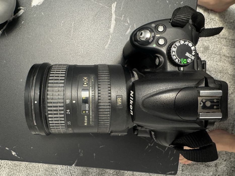 Dslr Nikon D5000+obiectiv 18-200 mm