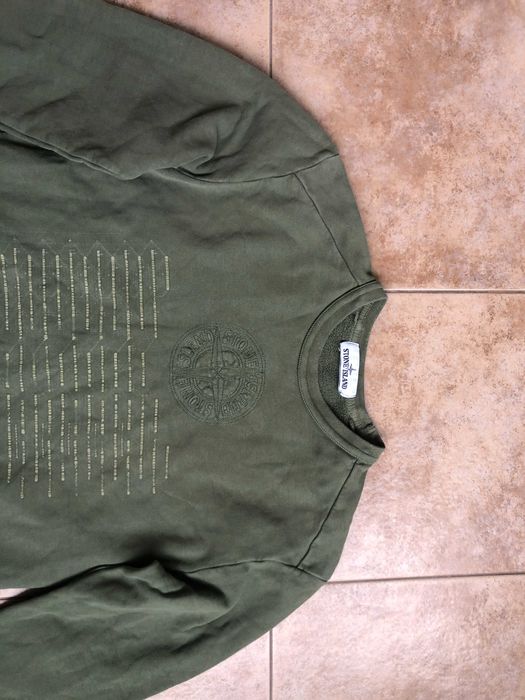 Stone Island Big Logo Crewneck Sweatshirt М