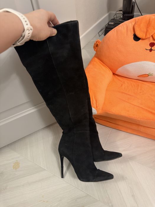 Ботфорты натуральная замша