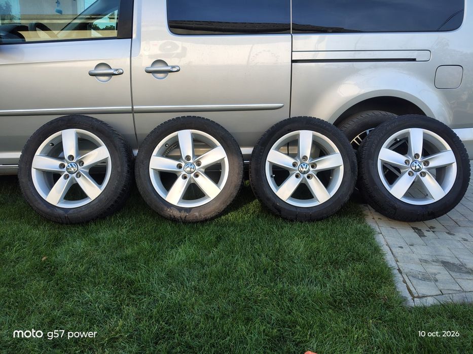 Jante volkswagen cu anvelope pirelli 205x55xR16 91H M+S