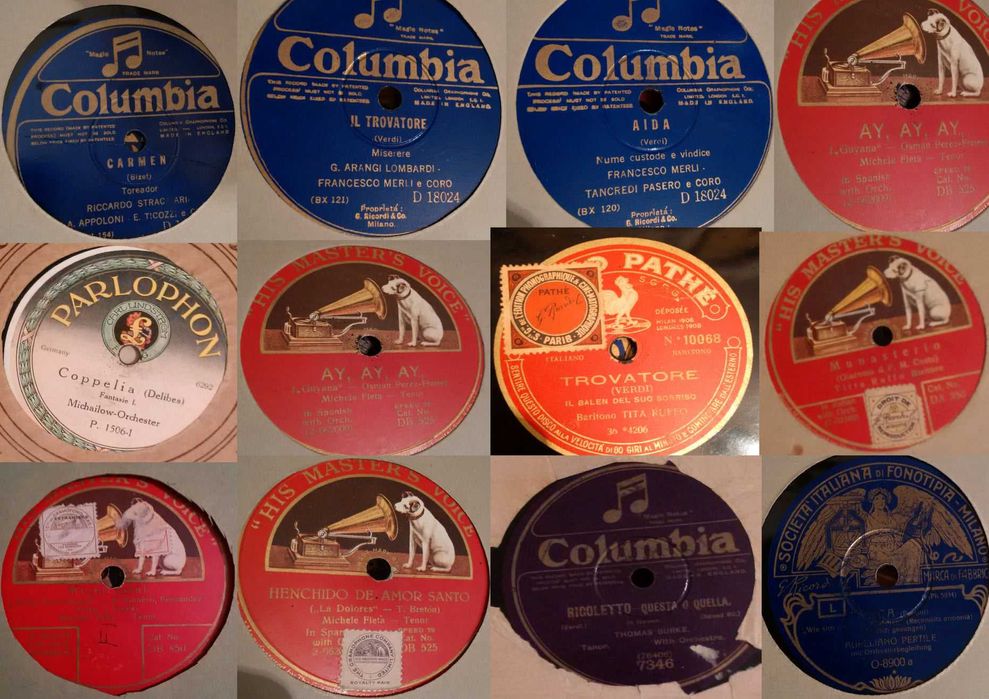 Discuri Vinyl si de Ebonita shellac 78rpm Romanesti Straine Muzica Pop Rock Disco 12" 10" sau 7" Single Povesti Basme Clasica Culta Opera Usoara etc.