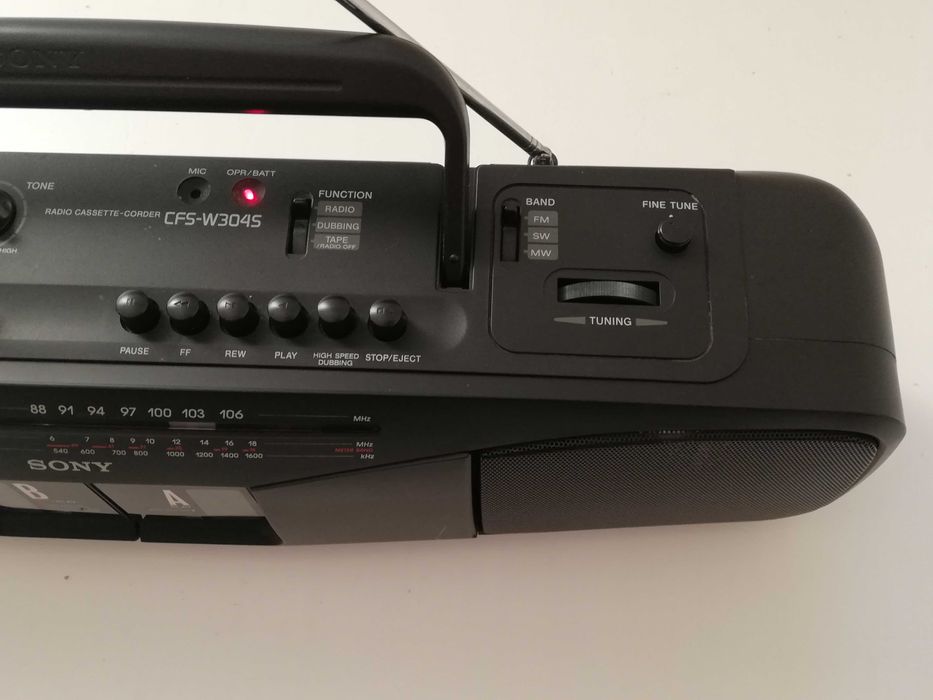 Boombox - Stereo Radio Double Cassette SONY CFS-W3045 - Impecabil