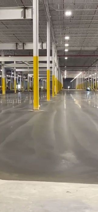 Бетон-полимерный топинг