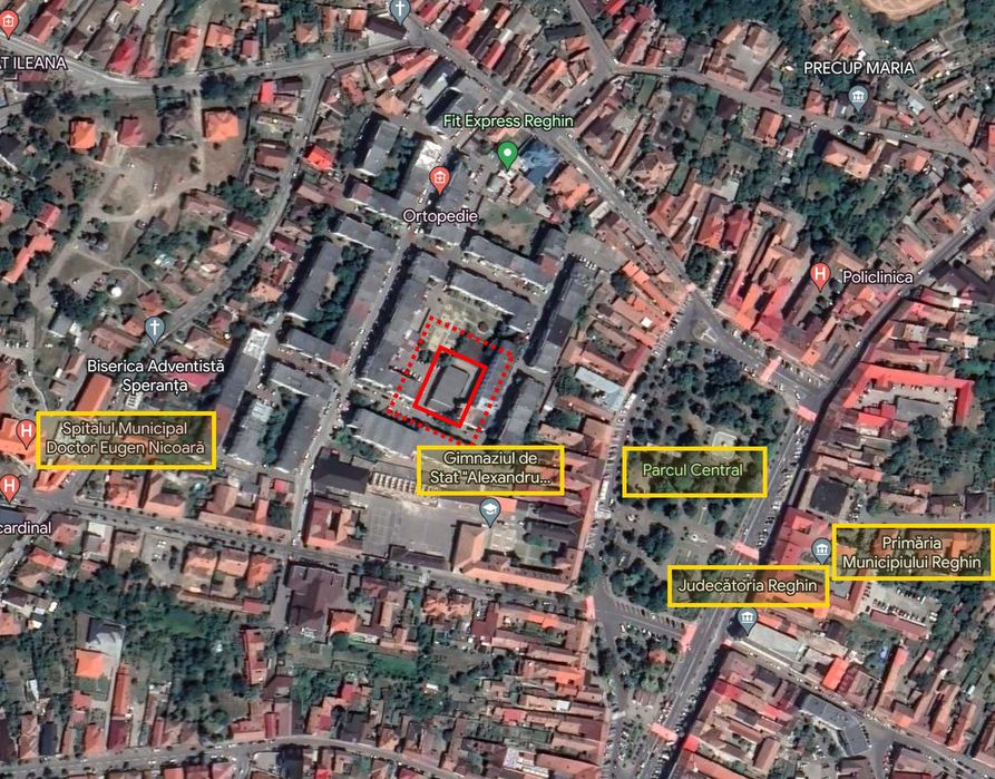Spațiu comercial 625 mp – vânzare / închiriere – zonă centrală Reghin