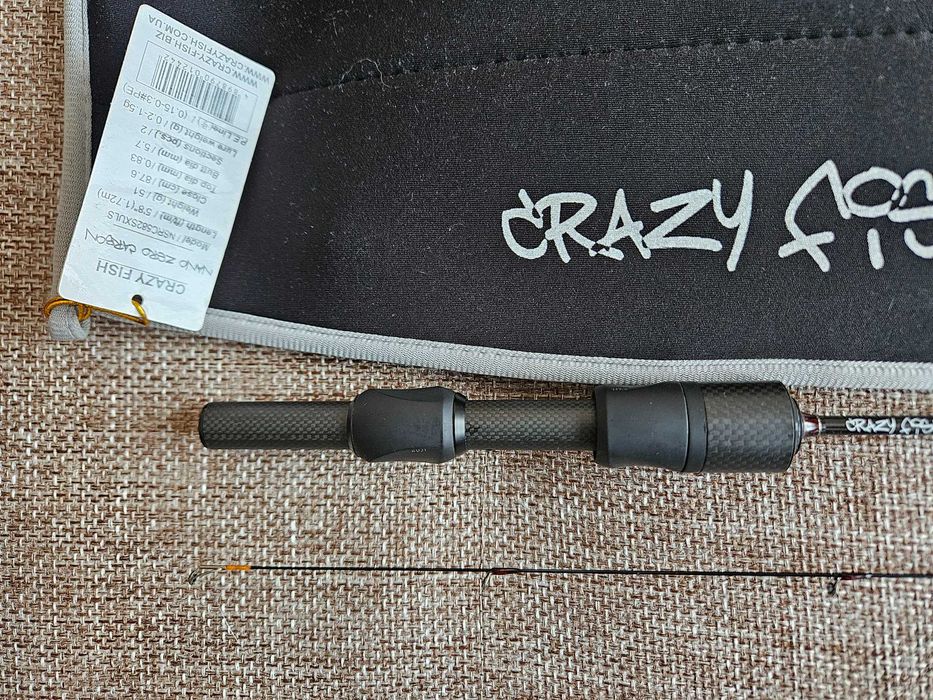 Спиннинг Crazy Fish Nano Zero Carbon