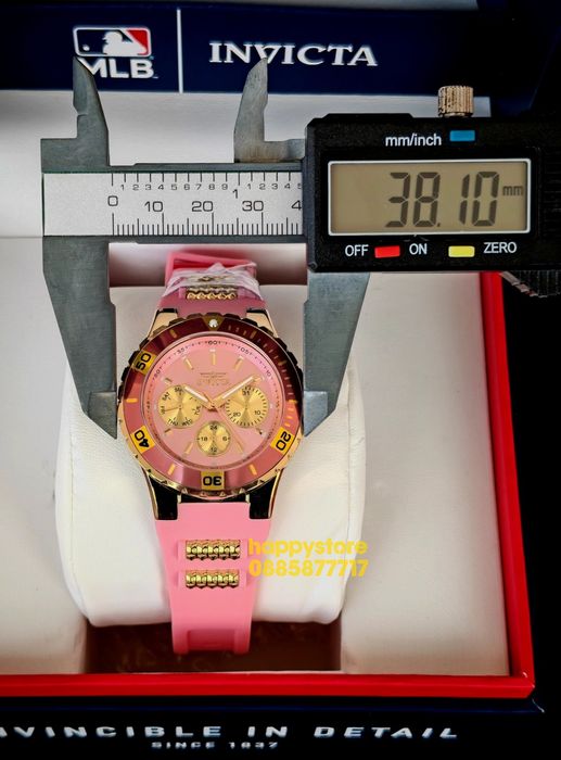 INVICTA Pink Lady 38 mm, Инвикта нов дамски часовник