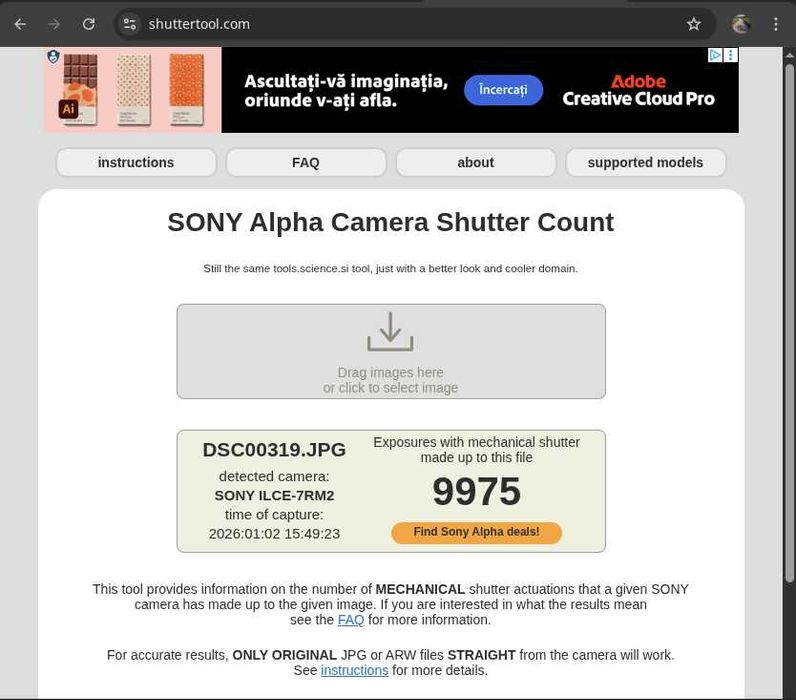 Sony A7RII Body – Pachet Complet, 9.975 cadre, stare impecabilă