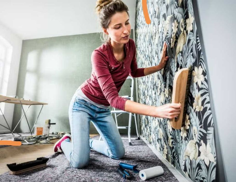 Montaj tapet / foto tapet /riflaje / mobila tip Ikea