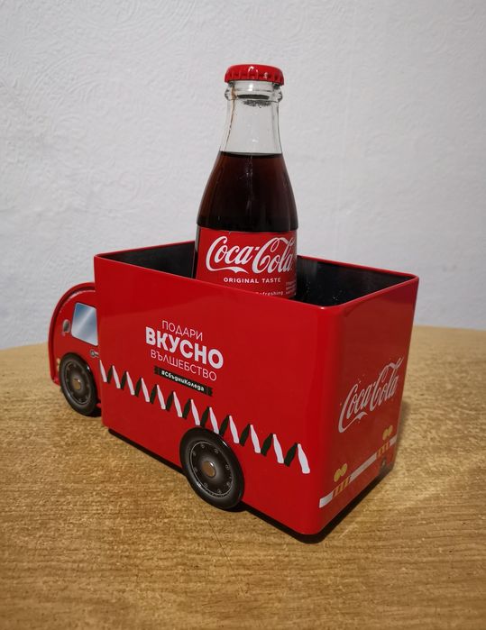 Coca-Cola стъклени бутилки, Coca Cola камионче, Coca Cola стикер