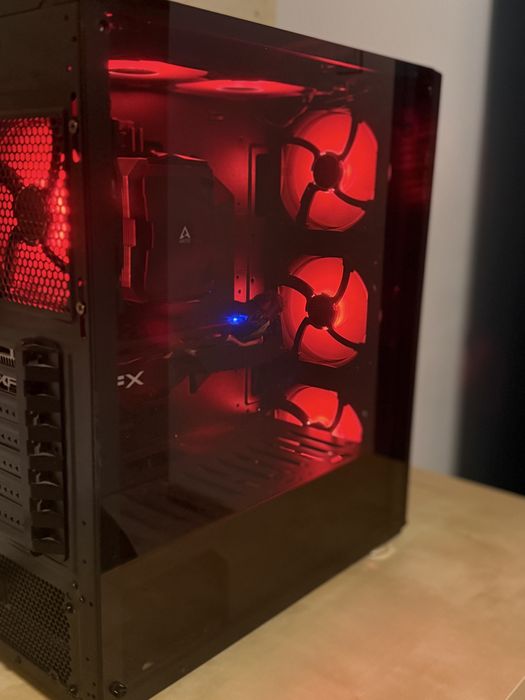 PC Gaming i3 10100F + RX 580 xfx 4GB – ssd NVMe – Cooler Nou