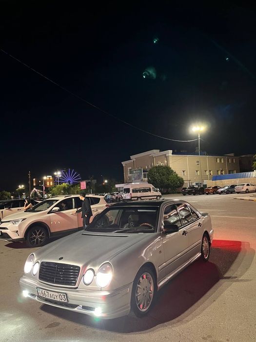 Бампер mercedes Benz w210 рестайлинг, мерс 210 до рест бампер в круг