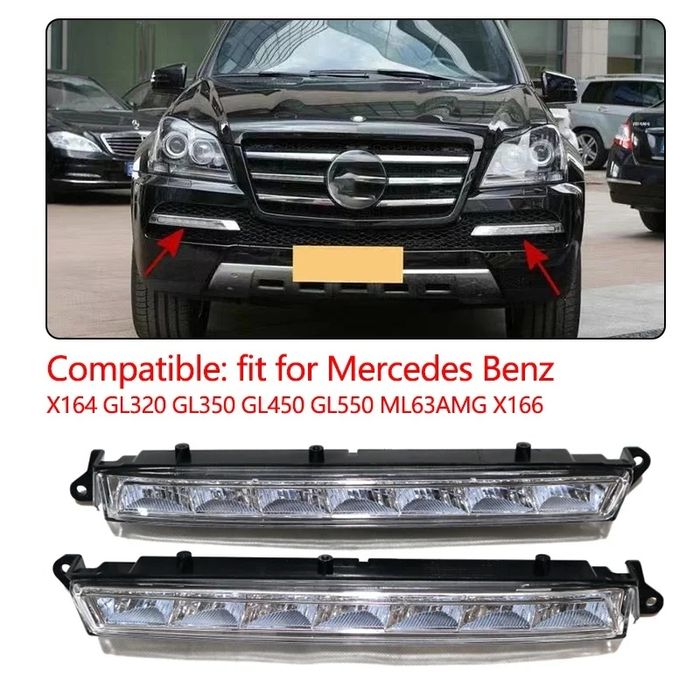 Дневни светлини с функция мъгла за Mercedes GL-Class X164 X166 w164