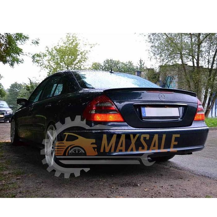 Лип спойлер за Mercedes багажник E class W211 седан автомат В211 НОВ