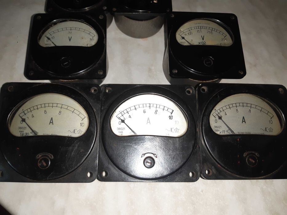 Щитовые амперметры, вольтметры Э8021