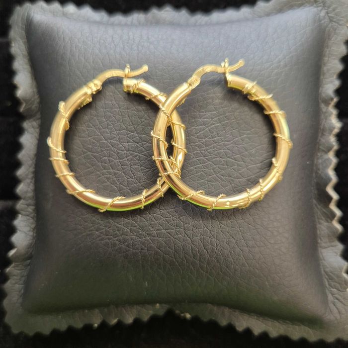 ( B31850.1 / Ag28 Doi Baieti ) Cercei Aur 14K - 5.17 grame / 2326 lei