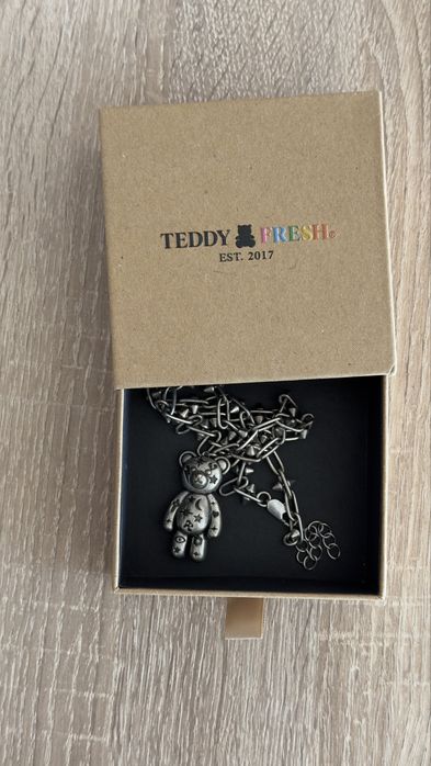 Teddy Fresh сребърен синджир с мече. Heart breaker necklace Silver