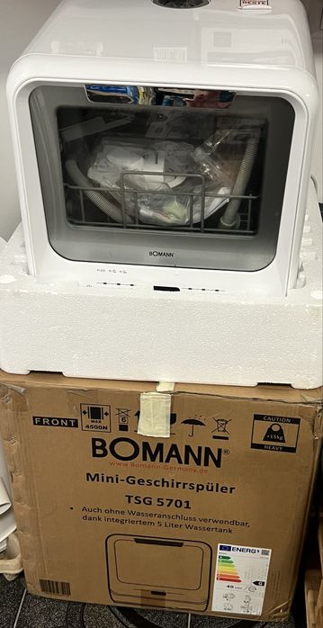 Mini Mașină de spălat vase Bomann TSG 5701, Fără racordare