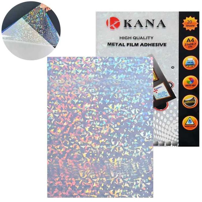 Трансферна ,принтерна стикерна ,полупрозрачна  pvc медия за принтери