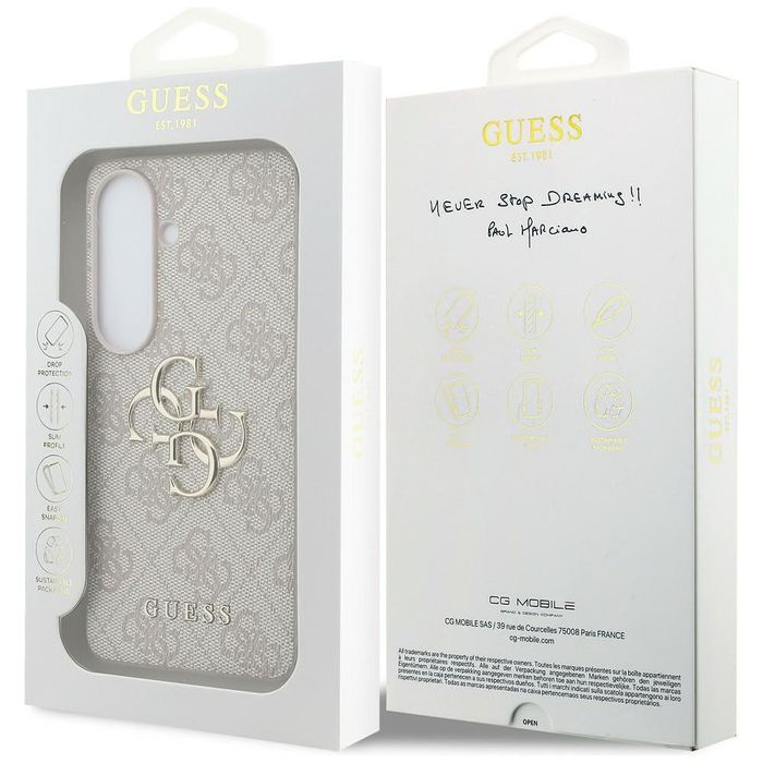 Кейс guess hardcase 4g big metal logo за samsung galaxy s26 plus – pin