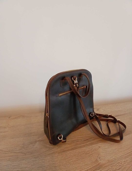 Geantă Piele Naturală | Lucrat Manual/Model unic