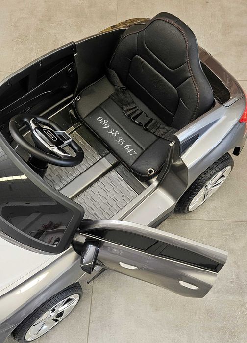 ТОП ЦЕНА!НОВО!Акумулаторна кола AUDI RS E-TRON с 12V,EVA ГУМИ,металик