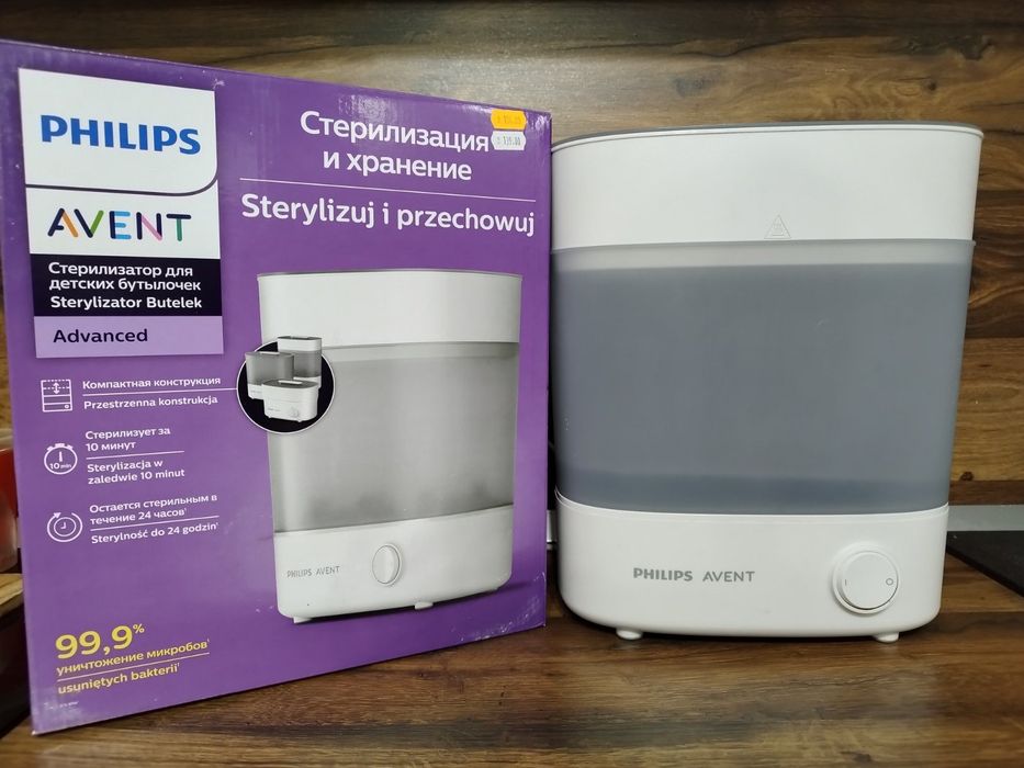 комплект Philips Avent – Стерилизатор Advanced + Подгревател Premium