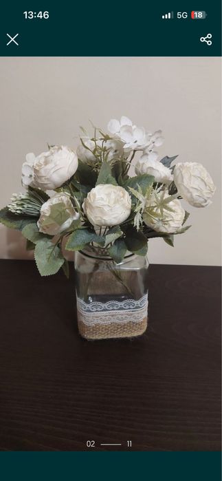 10бр. Вази / сватбена украса