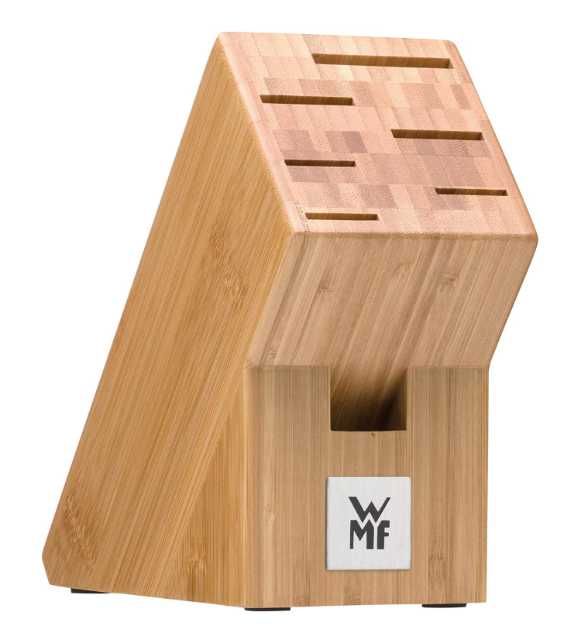 Комплект ножове WMF, 7 части + бамбукова поставка