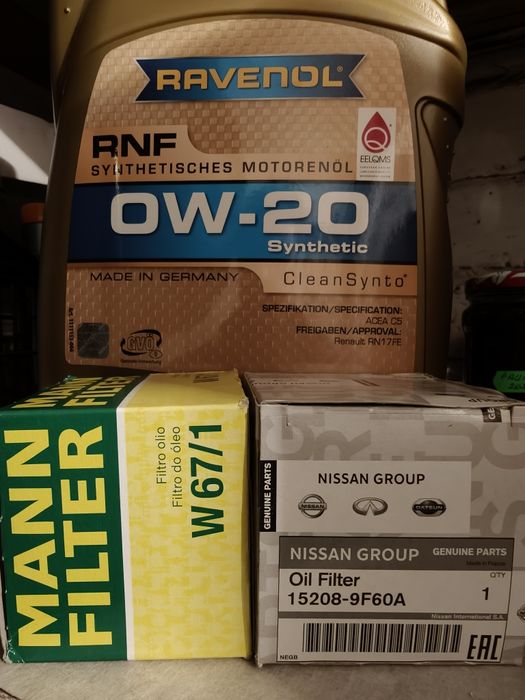 Set ulei Ravenol 0w-20 4L Rn17fe+ filtru