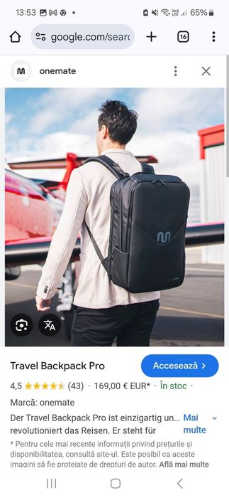 Rucsac de calatorie Onemate pro