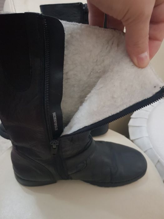 Естествена кожа ботуши р.35