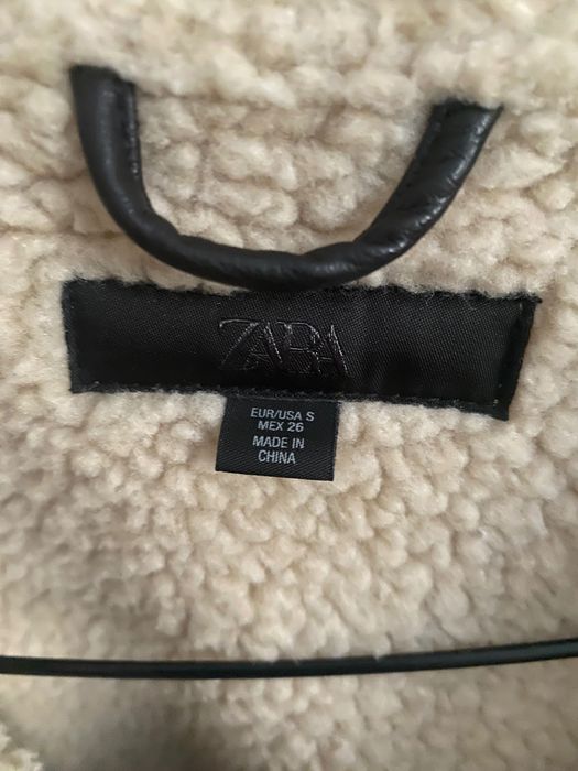 Zara новая дубленка, размер s