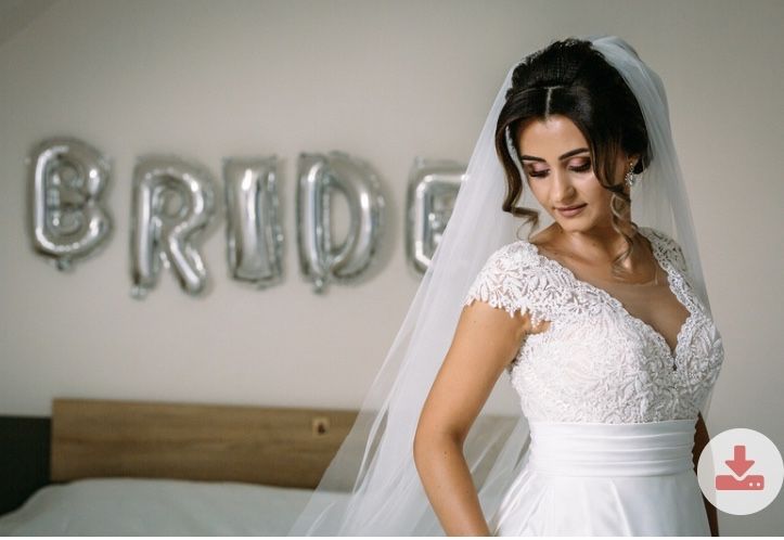 Rochie de mireasa tip A line