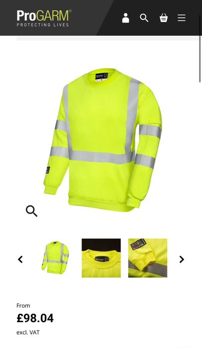 Оригинална блуза ProGARM високоволтова работа (Hi-Vis, ARC Protection)