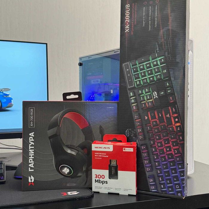 Игровой компьютер/i5 7500/RX 580 8ГБ/ОЗУ 16ГБ/SSD 256ГБ/HDD 500GB