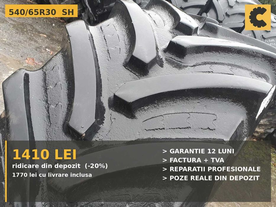 Cauciucuri 540/65R30 BKT Anvelope Tractor Fata SH GARANTIE Factura