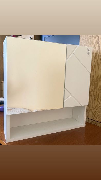 Нов шкаф за баня с огледало