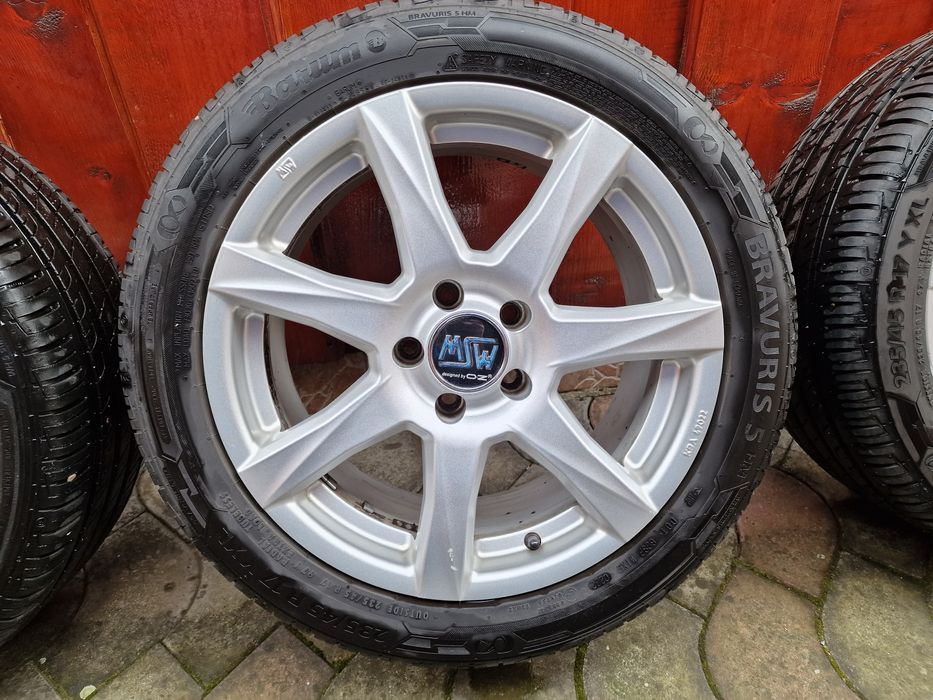 jante aluminiu 5x112 R17 cu anvelope noi