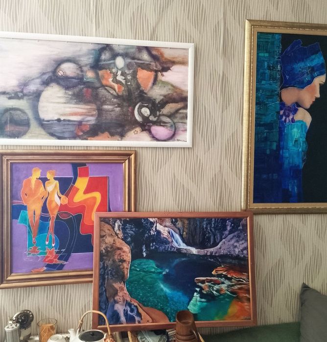 Картини нови,акрил, масло