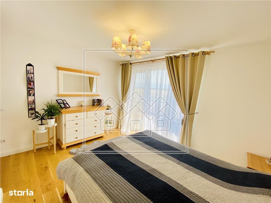 Penthouse mobilat si utilat modern cu terasa de 40 mp