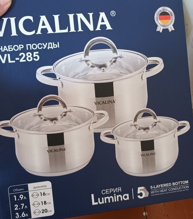 Набор кастрюля чайник