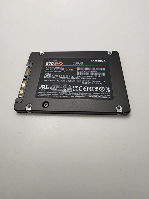 SSD Samsung 870 evo 500gb